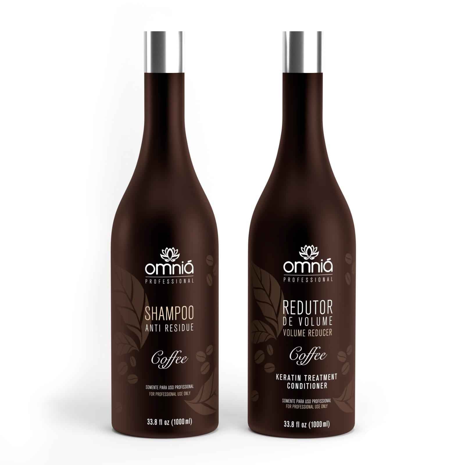 Omniá Coffee Shampoo – Voedende en Gladmakende Volumeverminderende Behandeling 1x2L - Omnia Cosmetics