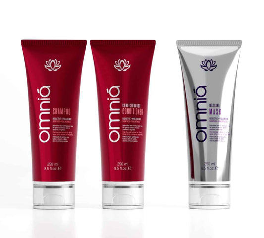 Omnia Violeta Kit voor blond haar – Ontgelende Verzorging 3x250ml - Omnia Cosmetics